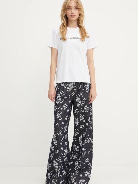 Karl Lagerfeld jeansy damskie kolor granatowy A3W10012 - zdjęcie produktu nr 2