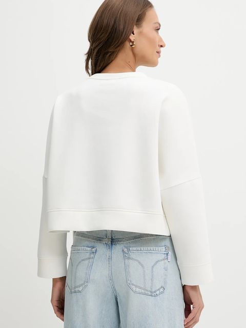 Emporio Armani bluza damska kolor biały z aplikacją EW000482 AF10002