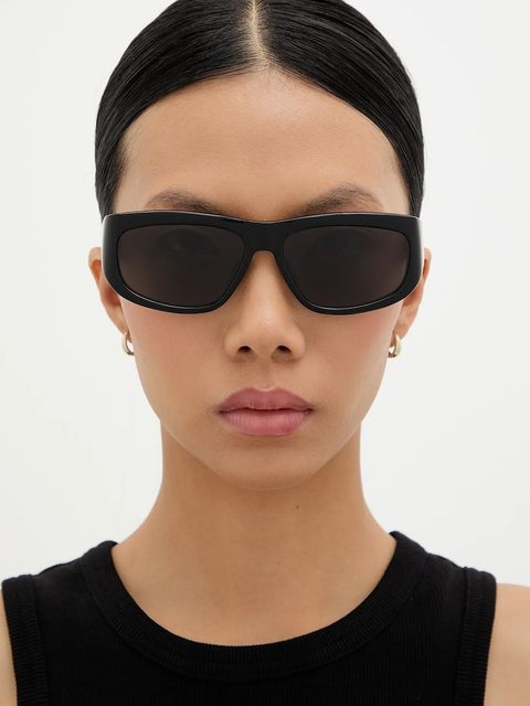 Jacquemus okulary przeciwsłoneczne PILOTA kolor czarny JAC2C1SUN