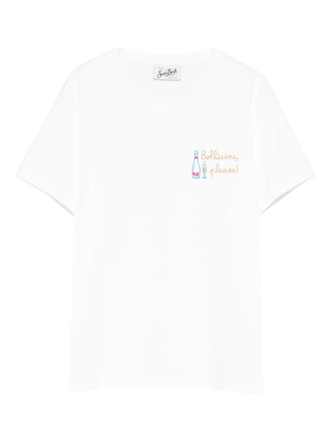 MC2 Saint Barth Emilie embroidered T-shirt - White - zdjęcie produktu nr 1