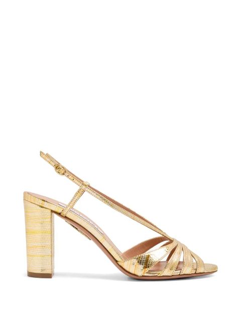 Aquazzura Aimée strappy sandals - Gold - zdjęcie produktu nr 1
