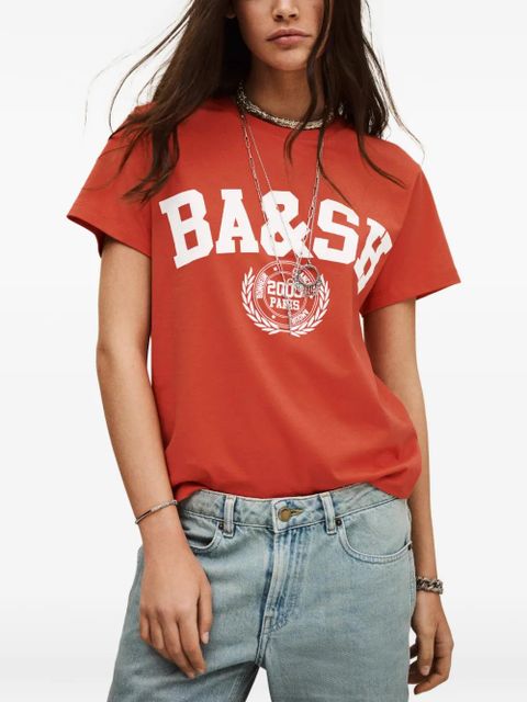 Ba&Sh Ioni short-sleeve graphic-print T-shirt - Red