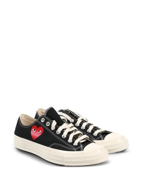 Comme Des Garçons single-heart sneakers - Black - zdjęcie produktu nr 2