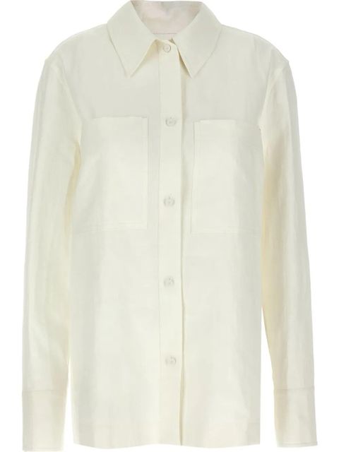 Jil Sander linen shirt - Neutrals - zdjęcie produktu nr 1