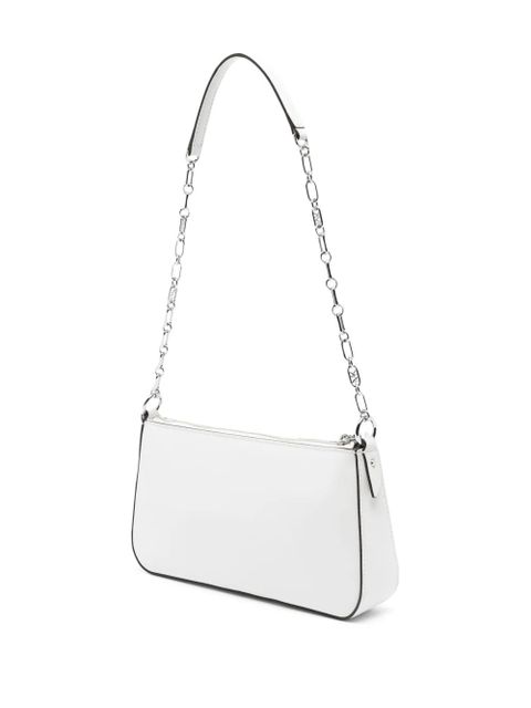 Michael Kors medium Empire logo-lettering shoulder bag - White