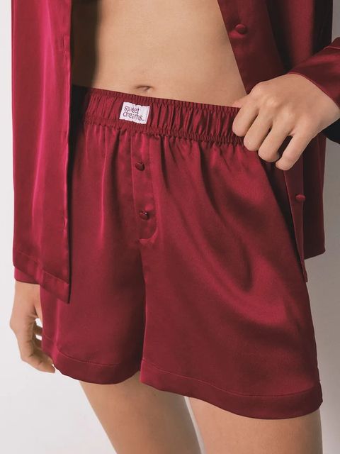 women'secret komplet piżamowy damska kolor czerwony 2542475