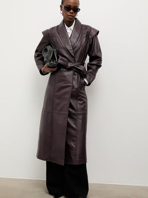 Answear.LAB płaszcz skórzany LILLIAN - zdjęcie produktu nr 1