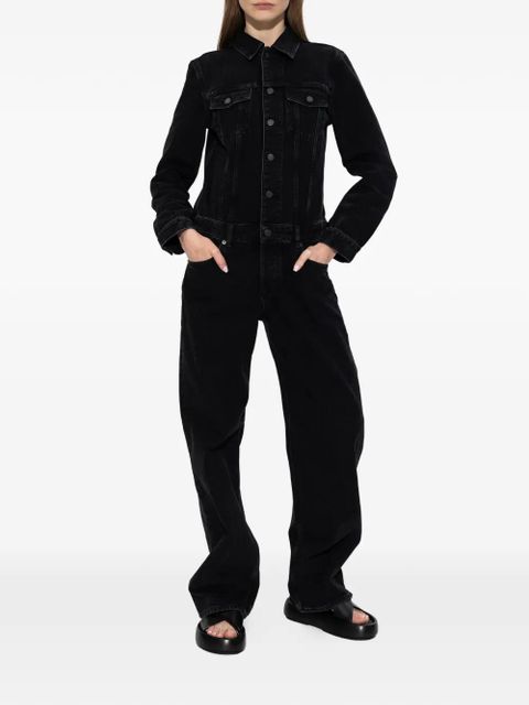 AGOLDE Rena denim jumpsuit - Black - zdjęcie produktu nr 2