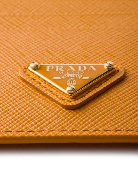 Prada leather cardholder - Orange - zdjęcie produktu nr 2