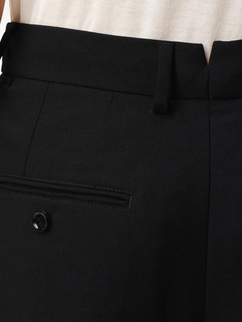 AMI Paris pleated wide bermuda shorts - Black - zdjęcie produktu nr 2