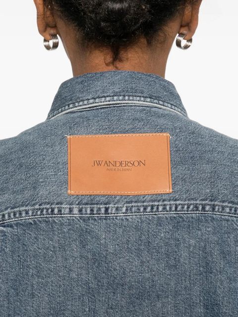 JW Anderson chest-pocket long-sleeve denim shirt - Blue