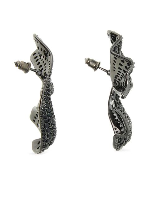 Ferragamo Drape earrings - Black