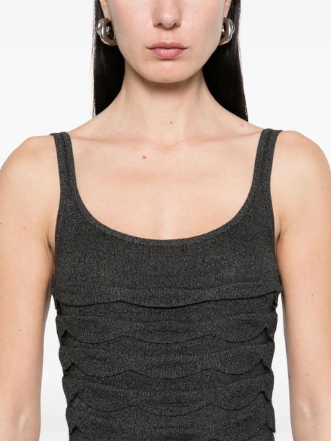 Nanushka textured knitted bodysuit - Grey - zdjęcie produktu nr 2