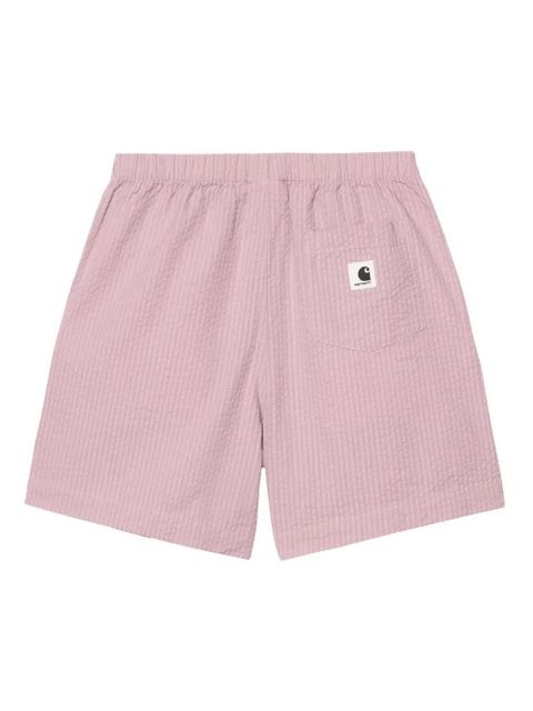 Carhartt WIP textured elastic-waist shorts - Pink - zdjęcie produktu nr 2