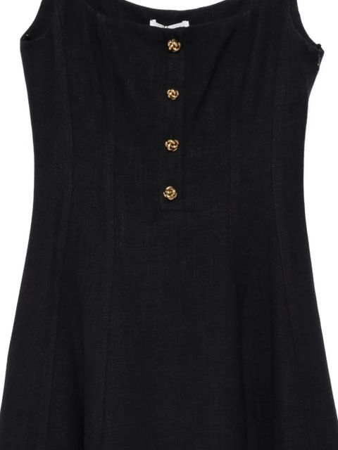 Altuzarra Orrie button-detail dress - Blue