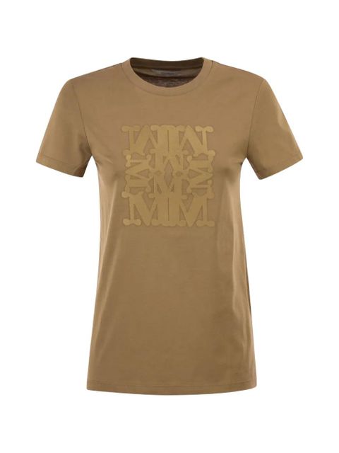Max Mara Giovane monogram logo T-shirt - Neutrals - zdjęcie produktu nr 1
