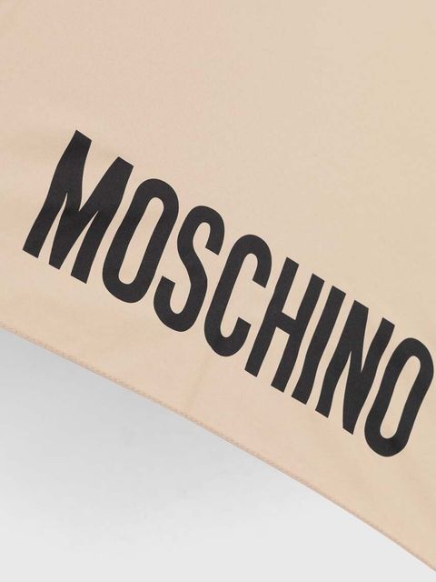 Moschino parasol kolor beżowy 8983