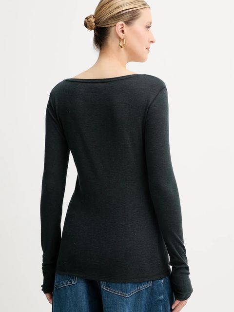 BOSS Orange longsleeve kolor czarny 50542107