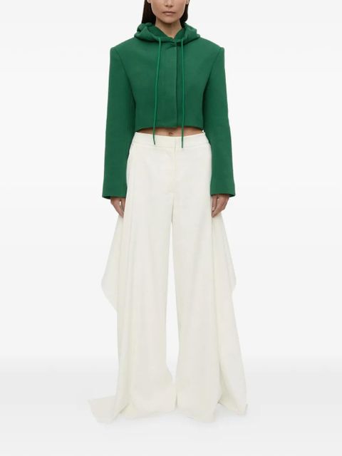 Christopher Esber Noa cropped-fit hooded jacket - Green - zdjęcie produktu nr 2