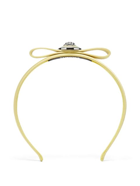 Versace Gianni Ribbon headband - Yellow