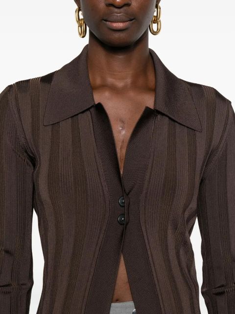Sportmax Albio ribbed cardigan - Brown