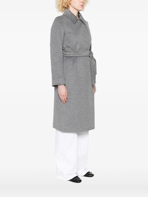Max Mara belted double-breasted coat - Grey - zdjęcie produktu nr 2