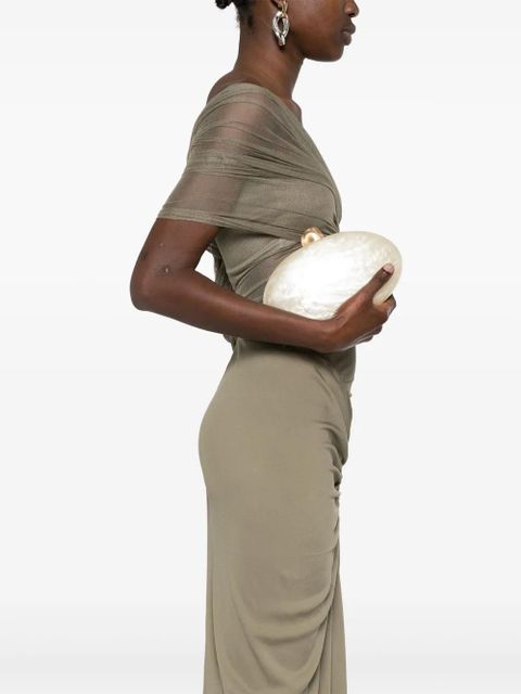 Cult Gaia Eviana clutch bag - Neutrals