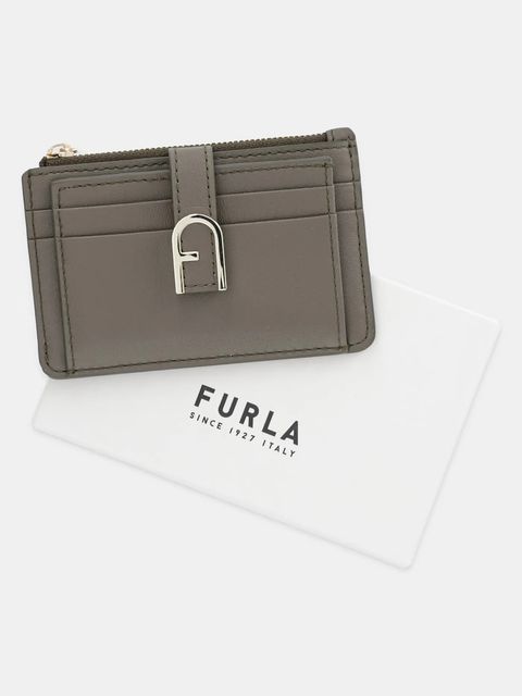 Furla portfel skórzany damski kolor zielony WP00403.BX2045.2810S