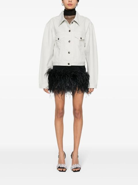 Magda Butrym Classic denim jacket - Neutrals