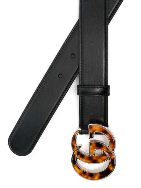 Gucci GG Marmont leather belt - Black - zdjęcie produktu nr 2