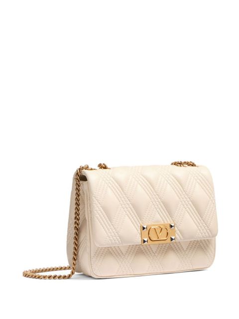 Valentino Garavani medium Quiltie 67 shoulder bag - Neutrals