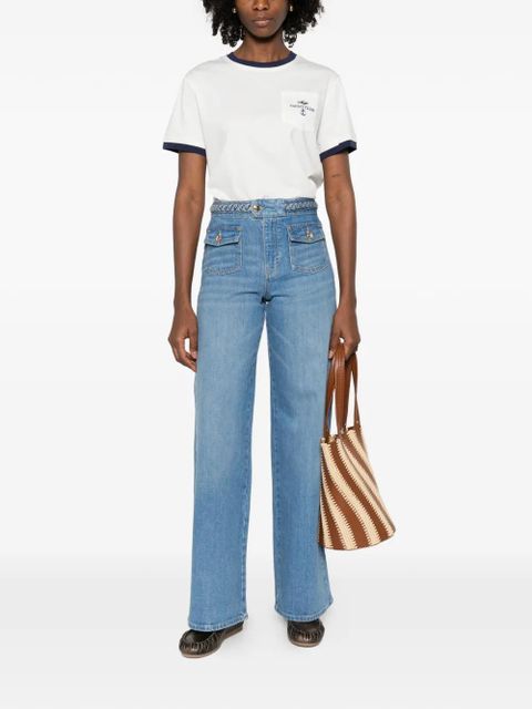 Maje braided-detail jeans - Blue - zdjęcie produktu nr 2