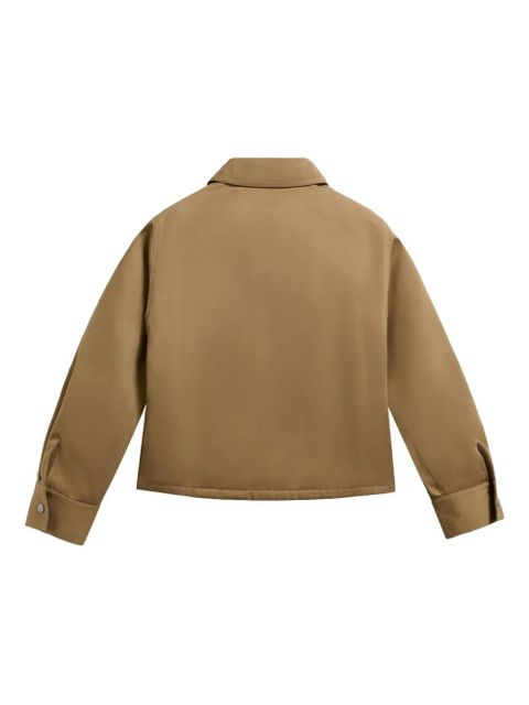 AREA Crystal Heart jacket - Brown