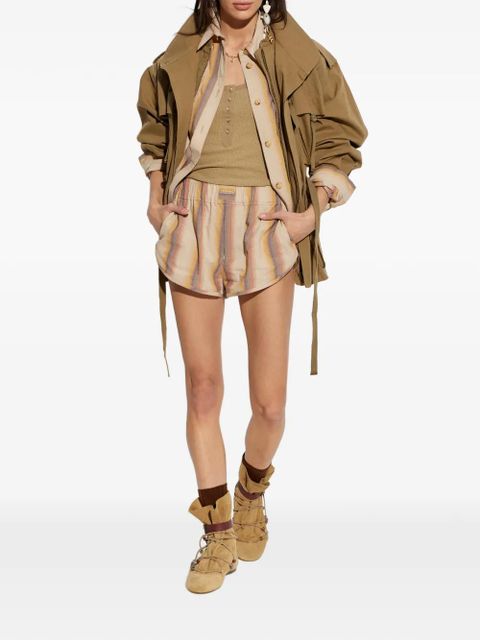 ISABEL MARANT striped pocketed shirt - Neutrals - zdjęcie produktu nr 2