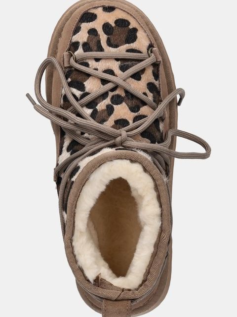 Answear.LAB śniegowce zamszowe kolor beżowy