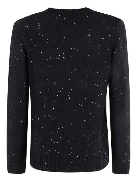 MC2 Saint Barth Eleara sequin-embellished sweater - Black - zdjęcie produktu nr 2