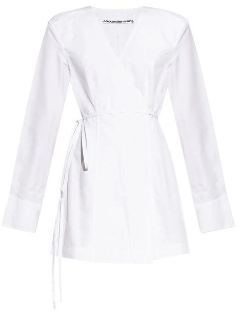 Alexander Wang slit-detailing wrap dress - White - zdjęcie produktu nr 1