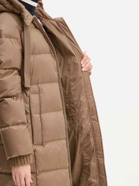 Marc O'Polo kurtka puchowa damska kolor brązowy zimowa 411032971285