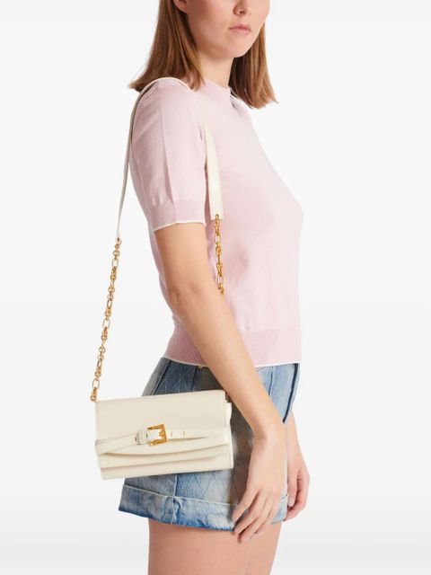 Balmain Anthem clutch bag - White