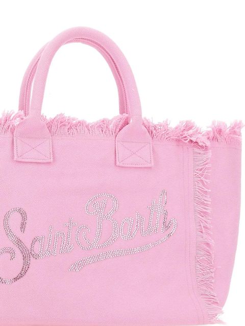 MC2 Saint Barth Vanity rhinestone-embellished fringed tote bag - Pink