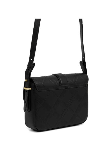 Barbour Rosa Deboss quilted buckle cross body bag - Black