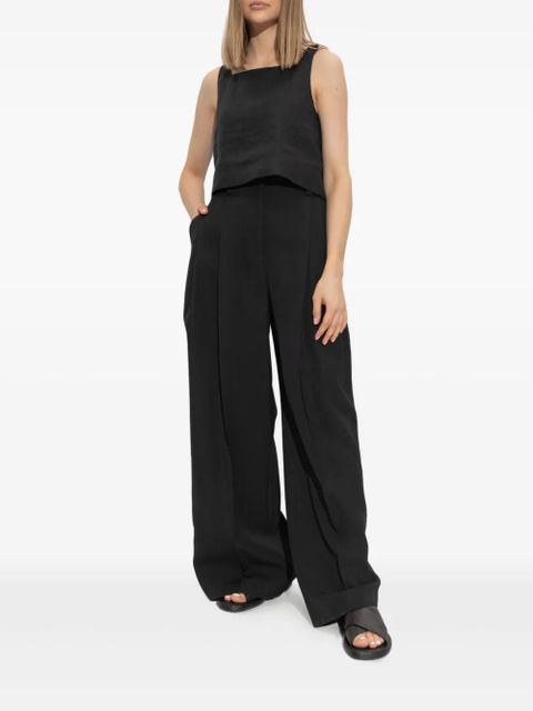 Tod's leather sandals - Black