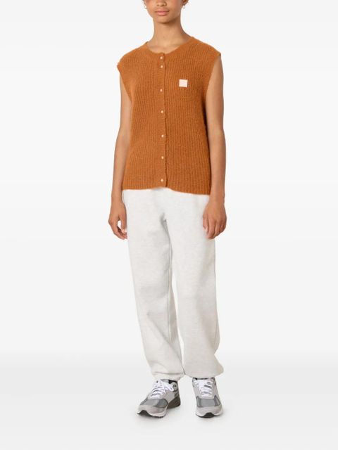 American Vintage East sleeveless button vest - Brown