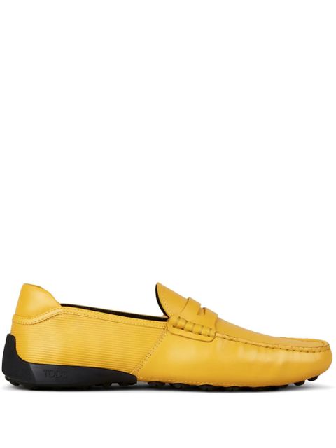 Tod's Automobili Lamborghini slip-on leather driving shoes - Yellow - zdjęcie produktu nr 1