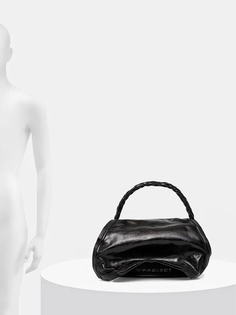 Y/Project torebka skórzana WIRE BAG kolor czarny 620BA007