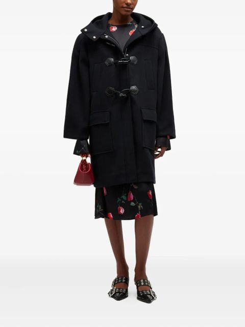 GANNI hooded coat - Blue - zdjęcie produktu nr 2