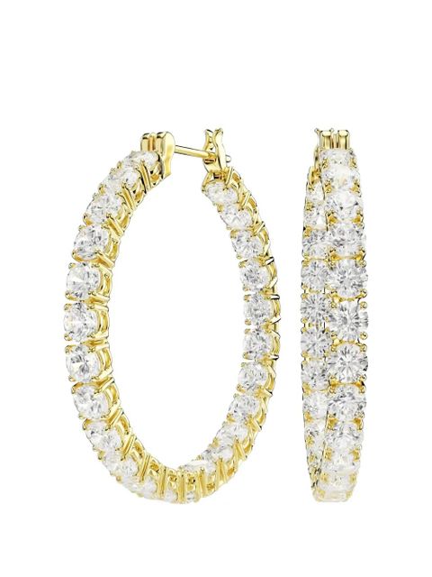 Swarovski Matrix hoop earrings - Gold - zdjęcie produktu nr 1