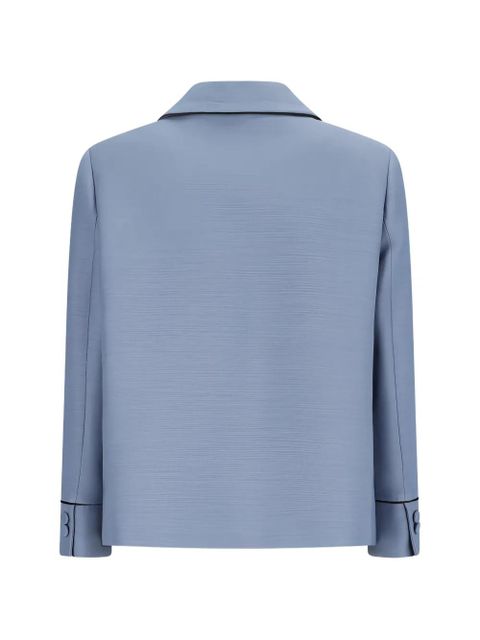 FENDI piped blouson jacket - Blue - zdjęcie produktu nr 2