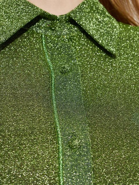 Oséree Lumiere buttoned shirt - Green
