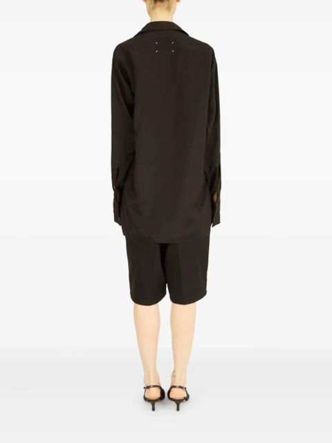 Maison Margiela dropped hem shirt - Black